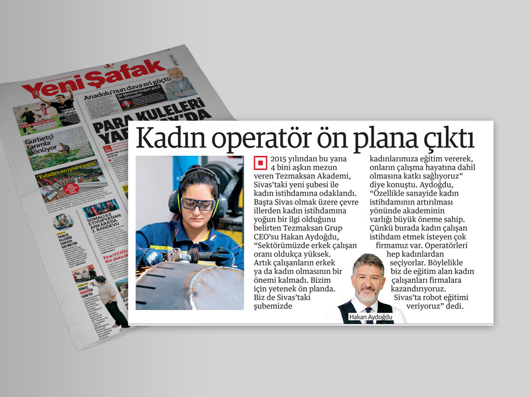 KADIN OPERATÖR ÖN PLANA ÇIKTI